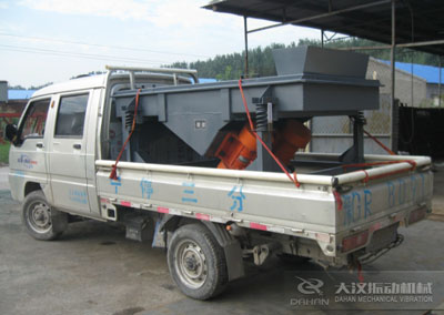 1020直線振動篩發貨