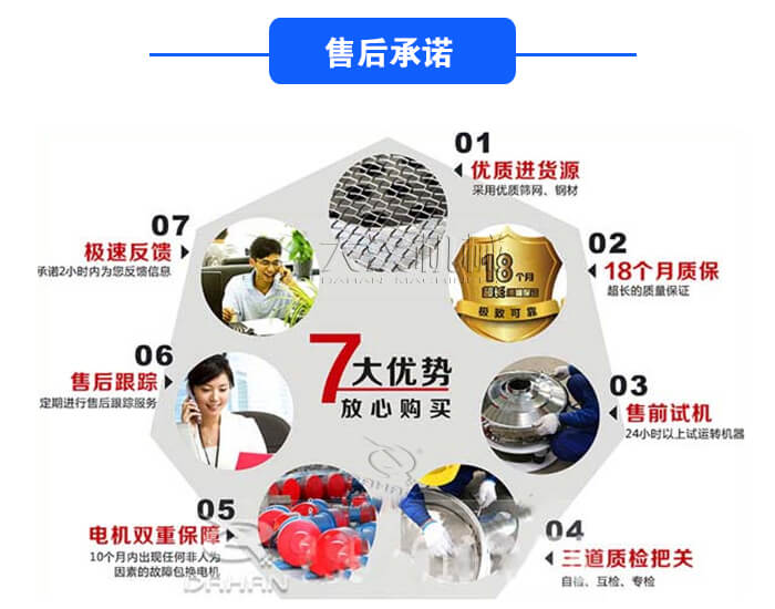 直線振動篩廠家大漢振動機(jī)械售后承諾